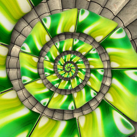 Ornament colorful plastic tile with embellishmentの写真素材