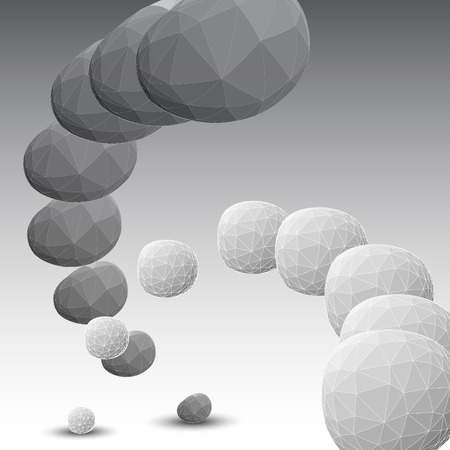 Textured geometric shape abstract  backgroundのイラスト素材