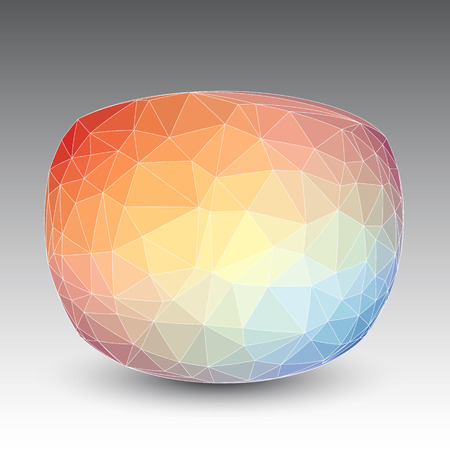 Textured geometric shape abstract  backgroundのイラスト素材