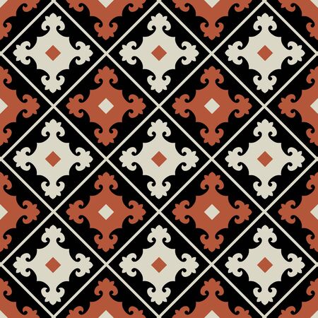 Ornament pattern vector tile for multipurpose use in designのイラスト素材