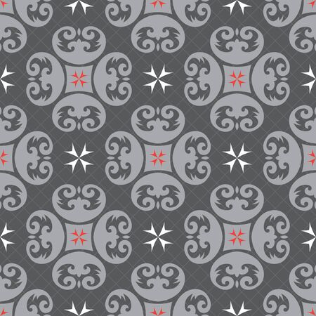 Ornament pattern vector tile for multipurpose use in designのイラスト素材