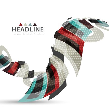 Brochure header layout background templateのイラスト素材