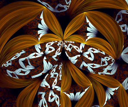 Computer generated fractal artwork for creative art,design and entertainmentの写真素材