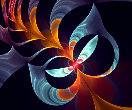 Computer generated fractal artwork for creative art,design and entertainmentの写真素材