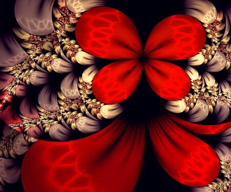 Computer generated fractal artwork for creative art,design and entertainmentの写真素材