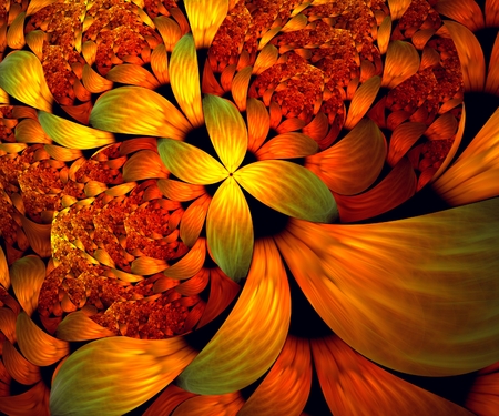 Computer generated fractal artwork for creative art,design and entertainmentの写真素材