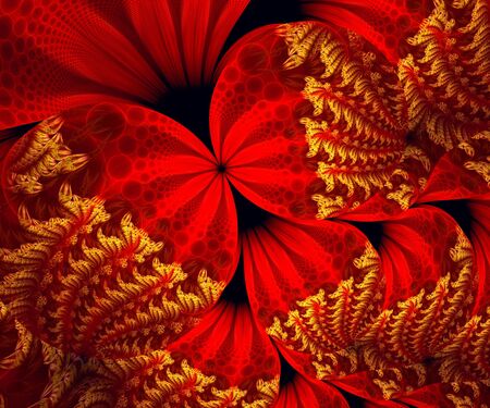Computer generated fractal artwork for creative art,design and entertainmentの写真素材