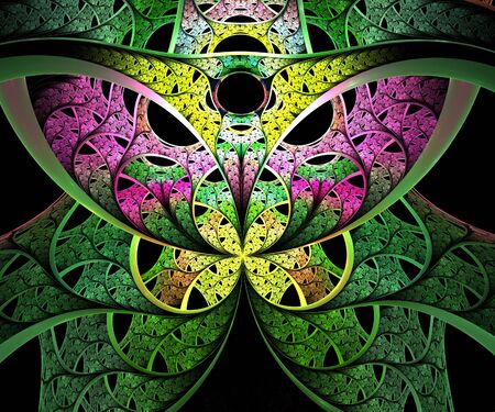 Computer generated fractal artwork for creative art,design and entertainment
