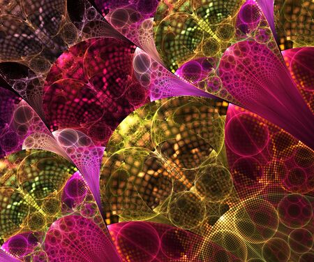 Computer generated fractal artwork for creative art,design and entertainmentの写真素材