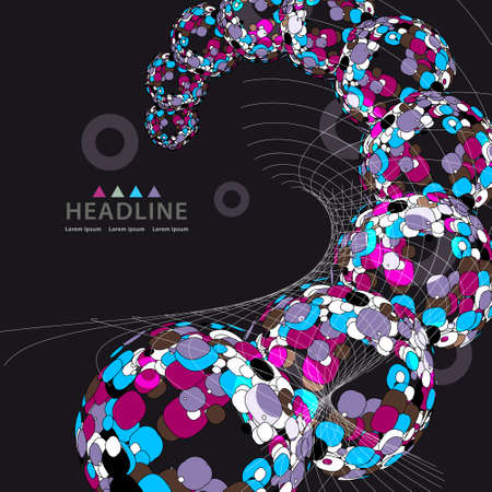Brochure header layout background templateのイラスト素材