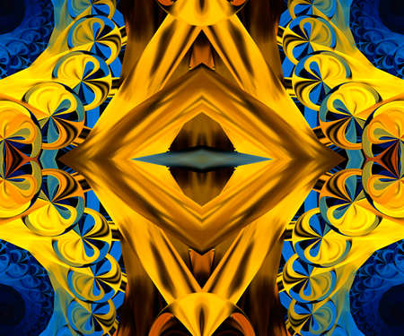 Computer generated fractal artwork for creative design and entertainmentの写真素材