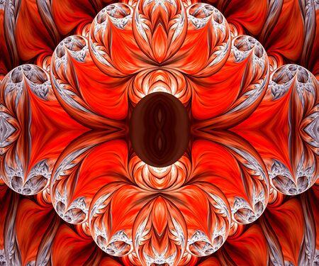 Computer generated fractal artwork for creative design and entertainmentの写真素材