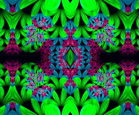 Computer generated fractal artwork for creative design and entertainment