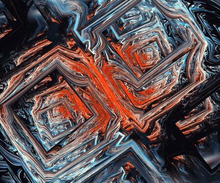 Computer generated fractal artwork for creative design and entertainmentの写真素材