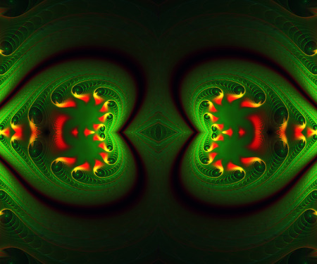 Computer generated fractal artwork for creative design and entertainmentの写真素材