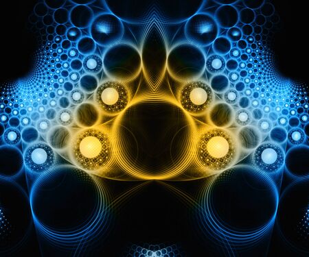 Computer generated fractal artwork for creative art,design and entertainment
