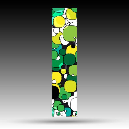 Colorful bubble alphabet vector design.のイラスト素材