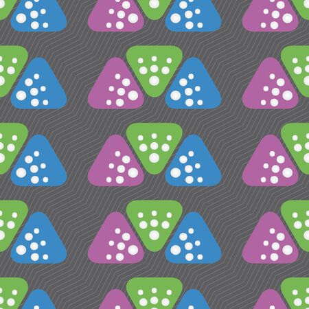 Ornament colorful pattern vector tile for multipurpose use in design.