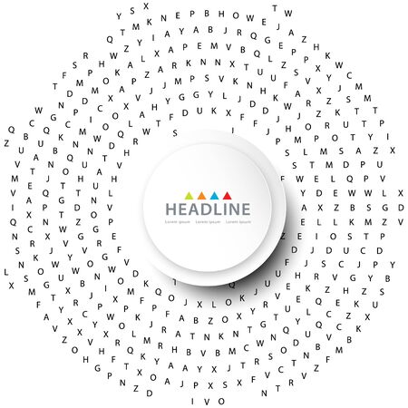 Brochure header colorful layout background template designのイラスト素材