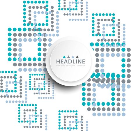 Brochure header colorful layout background template designのイラスト素材