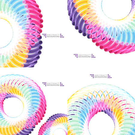Modern colorful abstract shape geometry backgroundのイラスト素材