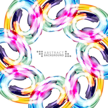 Geometric colorful abstract background template designのイラスト素材