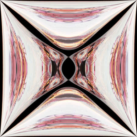 3D render of plastic background tile with embossed glossy ornamentの写真素材