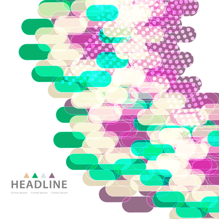 Brochure colorful header layout background template designのイラスト素材