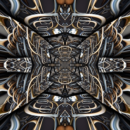 3D render of plastic background tile with embossed abstract patternの写真素材