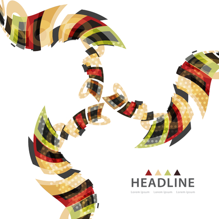 Brochure colorful header background design layout templateのイラスト素材