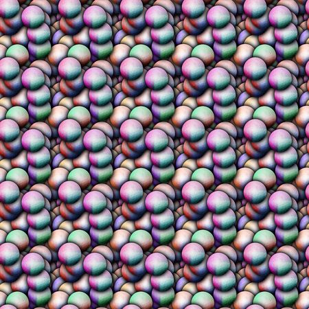 3D render of luxury background with embossed polygon balls patternの写真素材