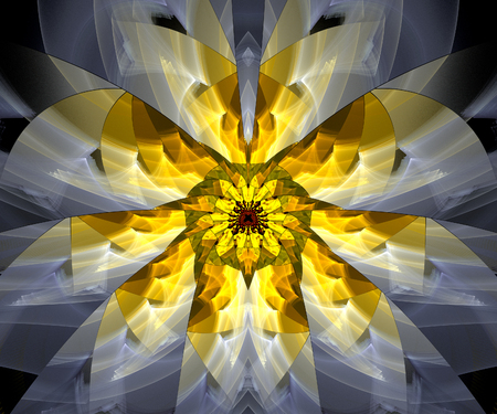 Computer generated colorful fractal artwork for creative art,design and entertainmentの写真素材
