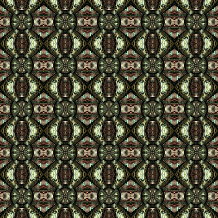3D render of seamless plastic background tile with embossed abstract pattern with  water reflections