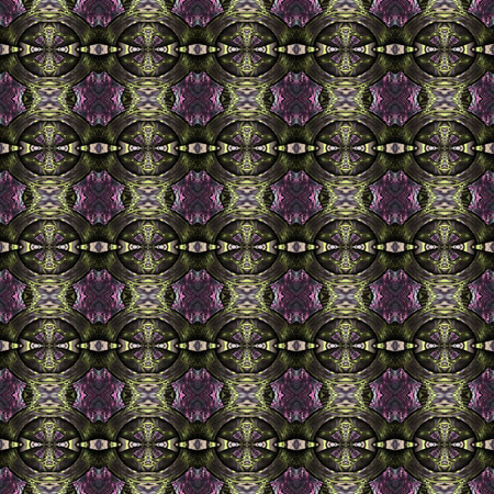 3D render of seamless plastic background tile with embossed abstract pattern with  water reflections