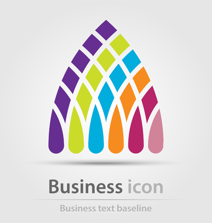 Originally created colorful business icon for creative design tasksのイラスト素材