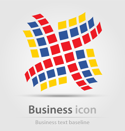 Originally created colorful business icon for creative design tasksのイラスト素材
