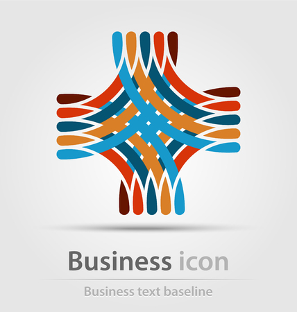 Originally created colorful business icon for creative design tasksのイラスト素材