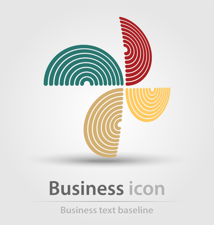 Originally created colorful business icon for creative design tasksのイラスト素材