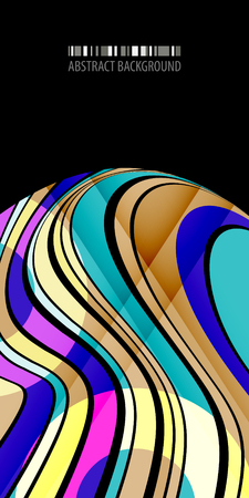 Abstract colorful background template with blended multiple bar shapesのイラスト素材