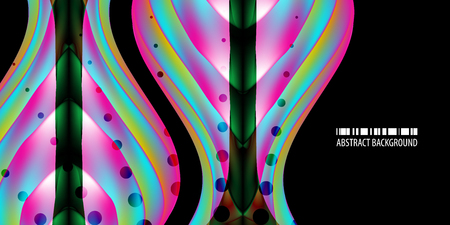 Abstract colorful background template with blended multiple bar shapesのイラスト素材