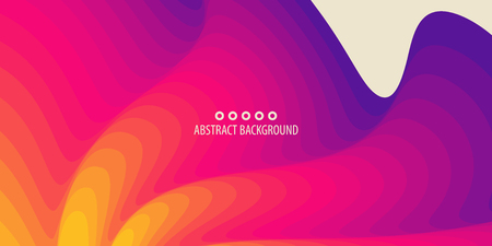 Abstract colorful background template with blended multiple discrete shapesのイラスト素材