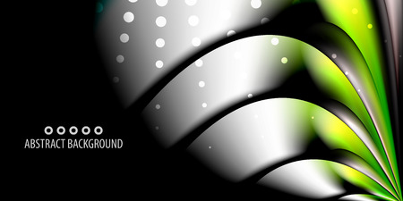 Abstract colorful background graphics template with blended multiple geometric objectsのイラスト素材