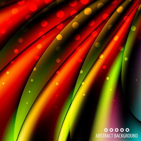 Abstract colorful background graphics template with blended multiple geometric objectsのイラスト素材