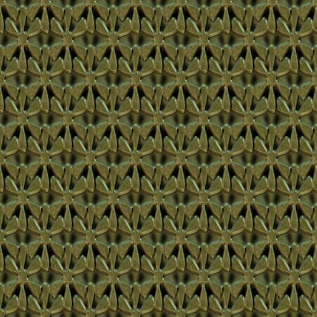 3D rendering of Middle Ages armor seamless background pattern tile