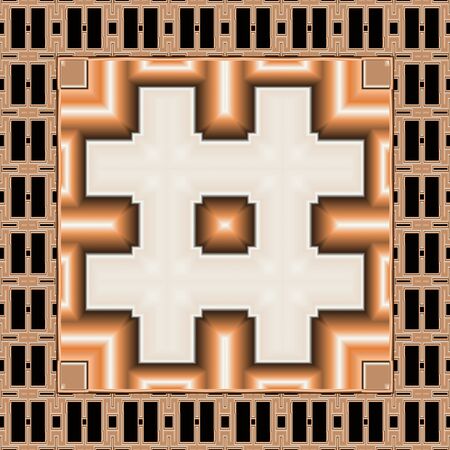 Computer generated elegant  seamless color  pattern background tile for creative art,design and...