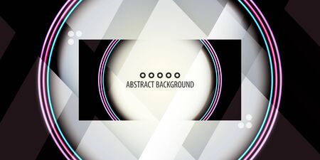 Abstract colorful background template with blended multiple geometric  shapesのイラスト素材