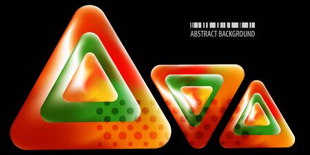 Abstract colorful background template with blended multiple geometric shapes