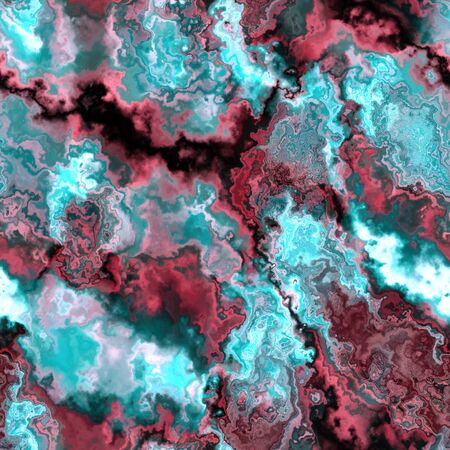 Mixed acrylic colors abstract background creative illustrationの写真素材