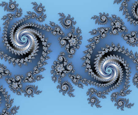Computer generated abstract colorful fractal artwork for creative design, art, home decoration and entertainmentの写真素材
