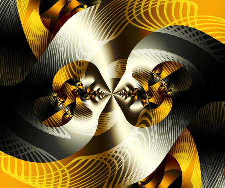 Computer generated abstract colorful fractal artwork for creative design, art, home decoration and...
